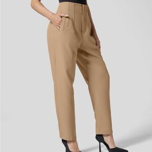 126H.- High Waisted Side Pocket Tapered Work Suit Pants.